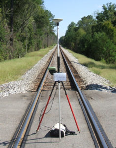 GPS on Railroad Track